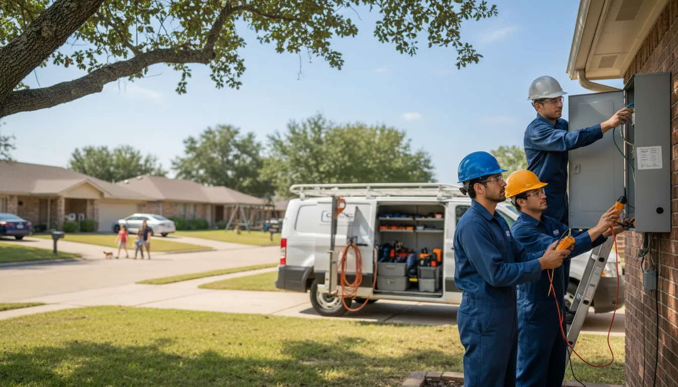 Certified electrician providing emergency electrical services in Bokoshe, OK